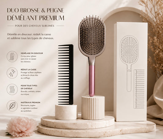 Brosse démêlante Premium ELHIA
