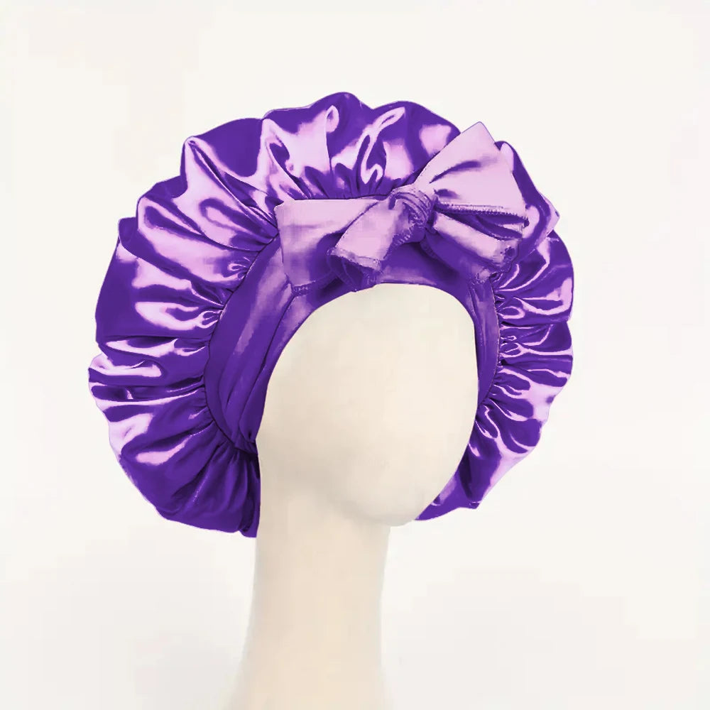 Bonnet de Nuit ELHIA™ en Satin Ajustable
