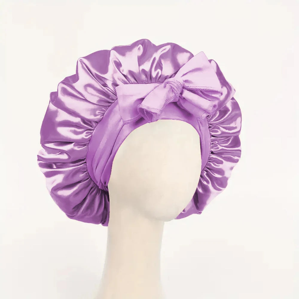 Bonnet de Nuit ELHIA™ en Satin Ajustable