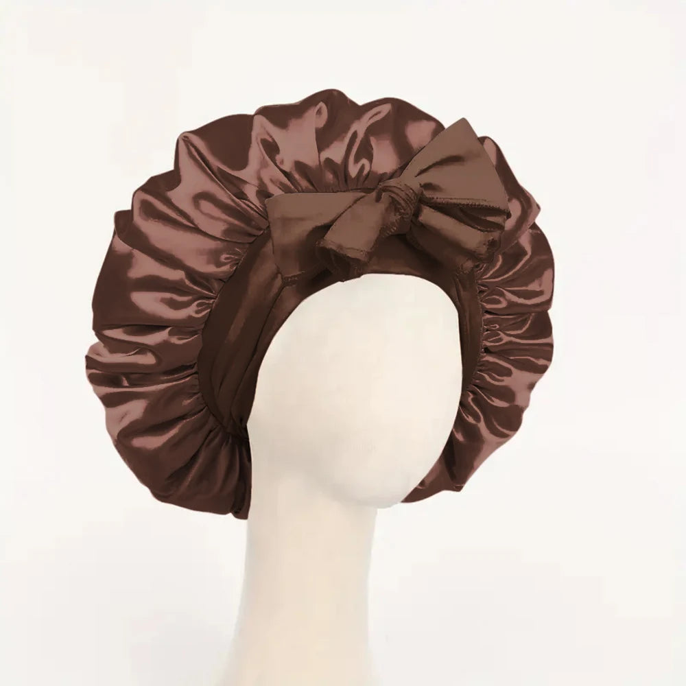 Bonnet de Nuit ELHIA™ en Satin Ajustable