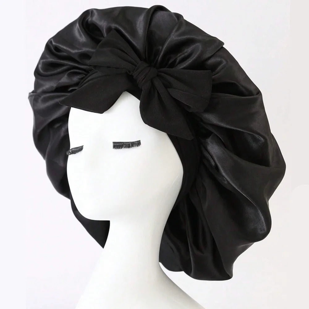 Bonnet de Nuit ELHIA™ en Satin Ajustable