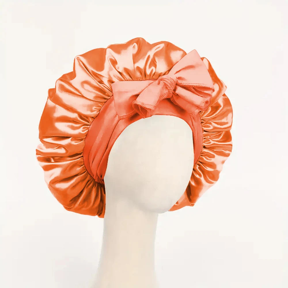 Bonnet de Nuit ELHIA™ en Satin Ajustable