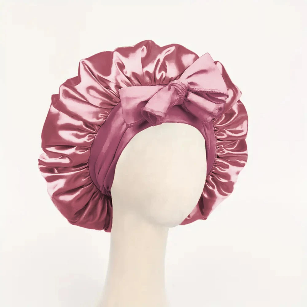 Bonnet de Nuit ELHIA™ en Satin Ajustable