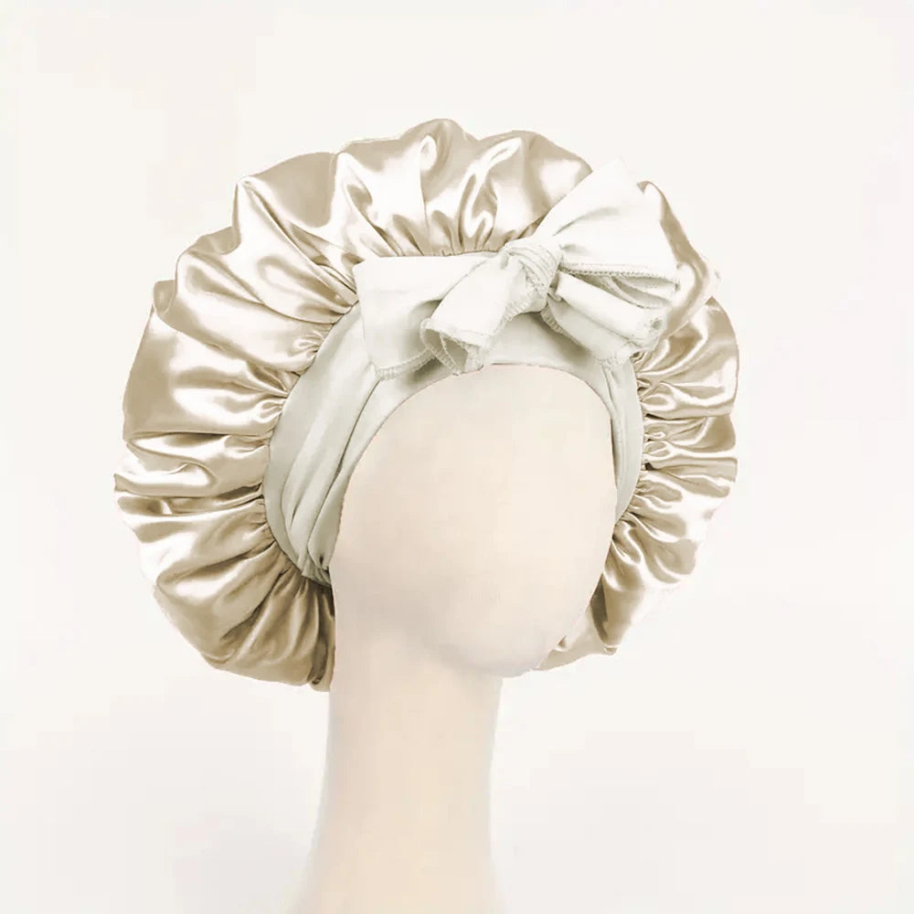 Bonnet de Nuit ELHIA™ en Satin Ajustable