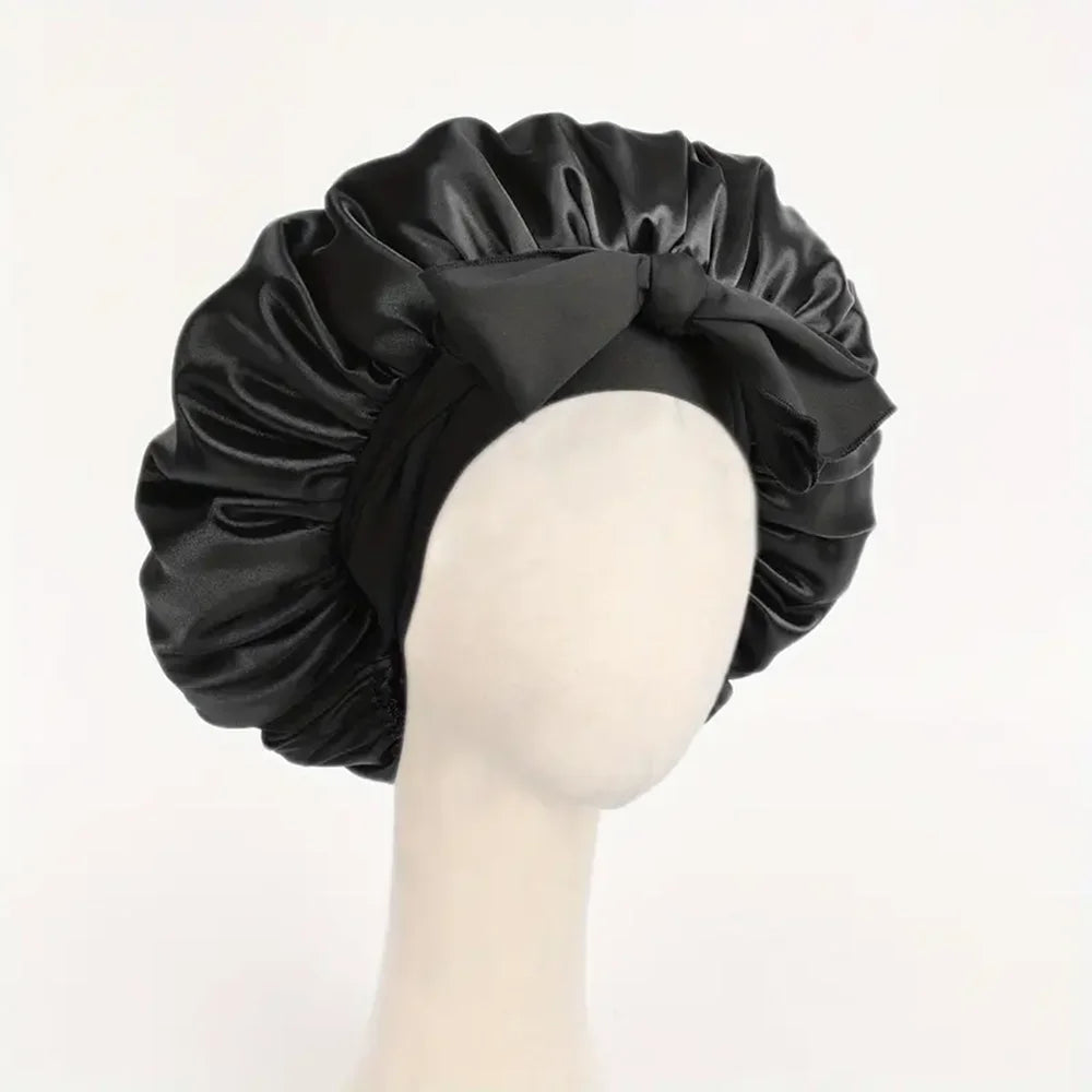 Bonnet de Nuit ELHIA™ en Satin Ajustable