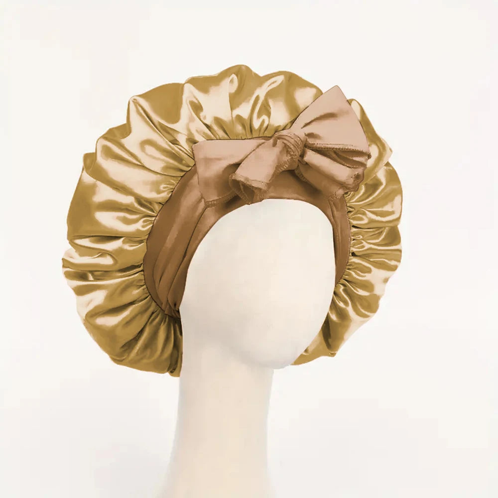 Bonnet de Nuit ELHIA™ en Satin Ajustable