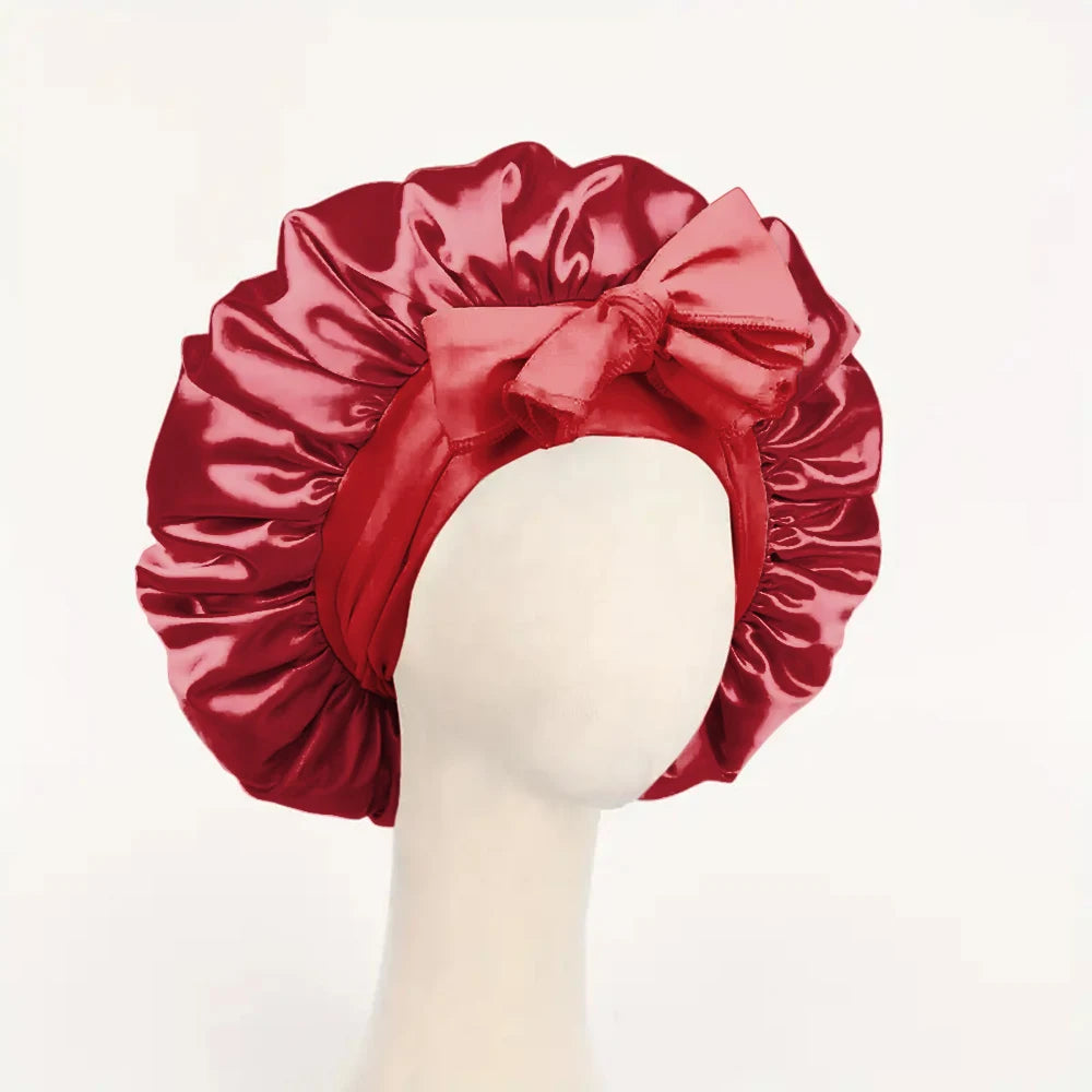 Bonnet de Nuit ELHIA™ en Satin Ajustable