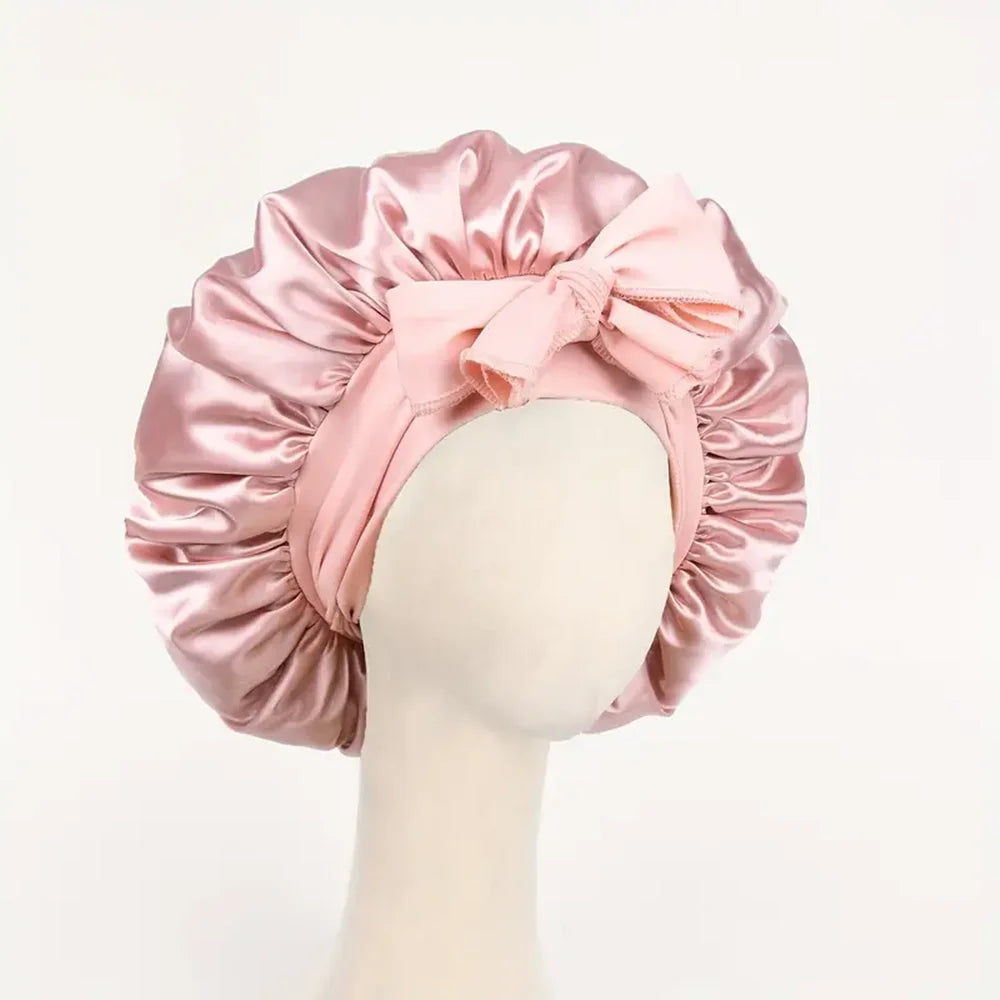 Bonnet de Nuit ELHIA™ en Satin Ajustable