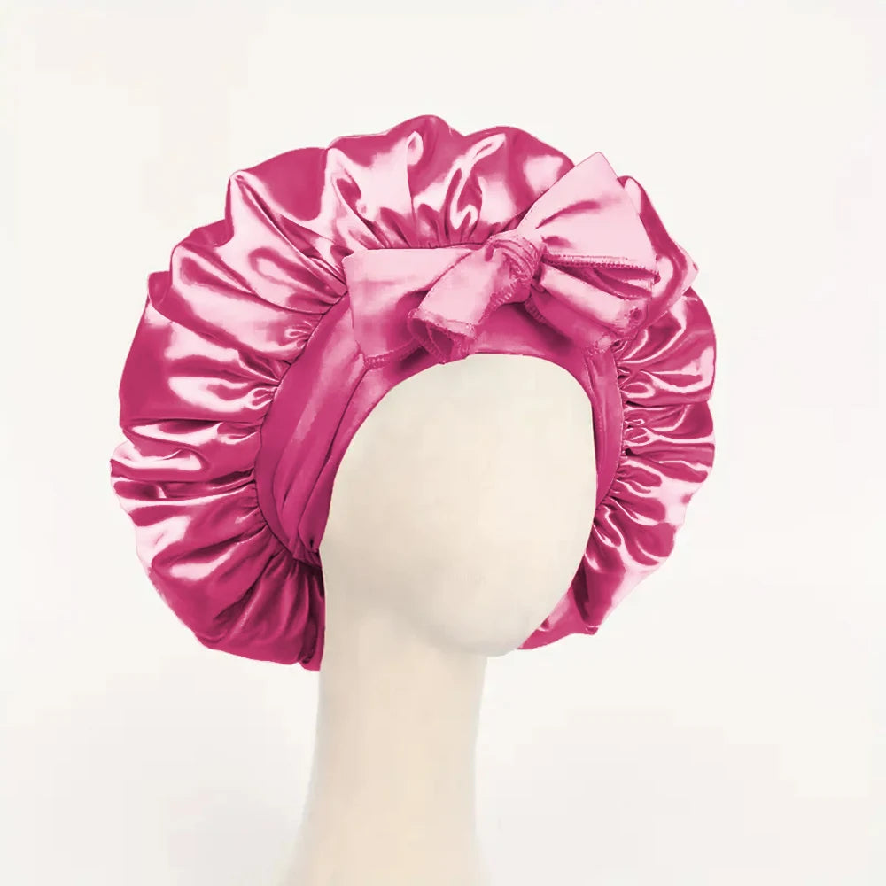 Bonnet de Nuit ELHIA™ en Satin Ajustable